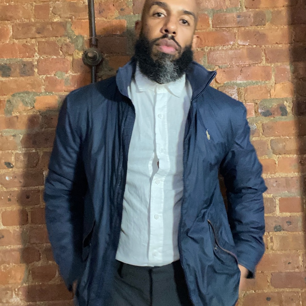 Classic Americana Polo lined windbreaker.